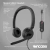 Incase Designed by Microsoft Modern USB-C austiņas ar vadu, galvas lentes veida Office/Call center USB Type-C melns