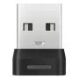 USB uztvērējs SHOKZ Loop120 Adapter Plastmasa Nerūsējošais tērauds Melna
