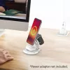j5create Qi2 3-in-1 magnētiskā salokāmā bezvadu uzlādes stacija iekštelpām USB viedpulkstenim austiņām viedtālrunim