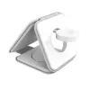 j5create Qi2 3-in-1 Magnetic Travel Wireless Charging Station Indoor USB Fast Charging balta