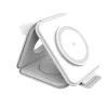 j5create Qi2 3-in-1 Magnetic Travel Wireless Charging Station Indoor USB Fast Charging balta