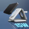 j5create Qi2 3-in-1 Magnetic Travel Wireless Charging Station Indoor USB Fast Charging balta