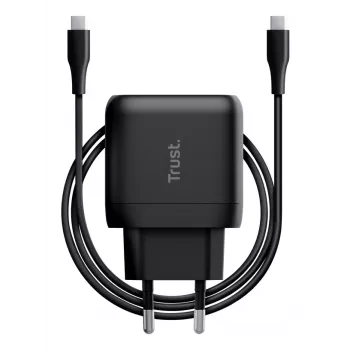 TRUST USB-C lādētājs MAXO 45W GaN – 45W USB-C ātrais lādētājs