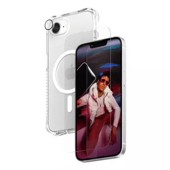 PanzerGlass CRNCHFUG29845 mobilā tālruņa ekrāna/aizmugures aizsargs Back/screen protector Apple 1 gab.