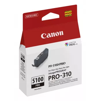 Canon PFI-5100 PBK tintes kasetne 1 gab. Oriģināla Photo Melns