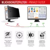 Divvirzienu privātuma filtrs Displex PRIVACY SAFE 21,5 collas 16:9 spīdīgs/matts