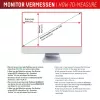 Displex PRIVACY SAFE noņemams divvirzienu privātuma filtrs iMac 24 collas M1 (2021)/ M3 (2023)/ M4 (2024)