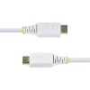StarTech.com 1,8 m Premium sertificēts ātrgaitas HDMI kabelis, 4K 60 Hz/1440p 144 Hz, HDR10/HDCP 2.2/ARC, 18 Gbps, UHD HDMI 2.0 vads televizoram/monitoram/displejam, TPE apvalks, balts