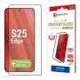 Displex Premium ekrāna aizsargs (Pilns pārklājums, 10H) Samsung Galaxy S25 Edge, Eco montāžas rāmis, Pilns pārklājums