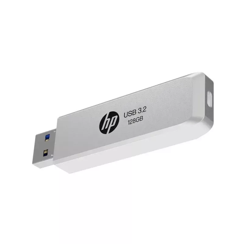 USB zibatmiņa HP HPFD819W-A-128 — 128 GB, USB Type-A 3.2 Gen 2, sudraba krāsa, slīdošs formas faktors