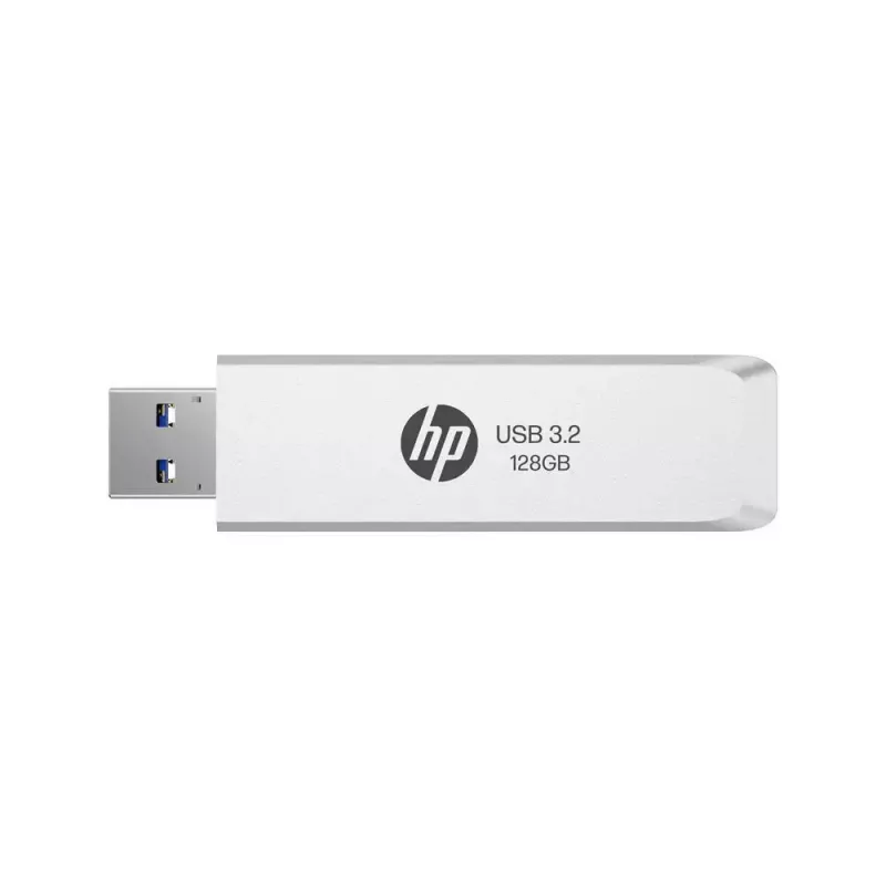 USB zibatmiņa HP HPFD819W-A-128 — 128 GB, USB Type-A 3.2 Gen 2, sudraba krāsa, slīdošs formas faktors