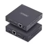 StarTech.com HDMI KVM paplašinātājs caur IP tīklu, 4K 60Hz, bez draiveriem, HDMI un USB caur Ethernet/CAT6, AVoIP, raidītāja un uztvērēja komplekts, ietver montāžas komplektus