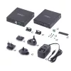 StarTech.com HDMI KVM paplašinātājs caur IP tīklu, 4K 60Hz, bez draiveriem, HDMI un USB caur Ethernet/CAT6, AVoIP, raidītāja un uztvērēja komplekts, ietver montāžas komplektus