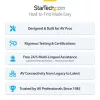 StarTech.com HDMI KVM paplašinātājs caur IP tīklu, 4K 60Hz, bez draiveriem, HDMI un USB caur Ethernet/CAT6, AVoIP, raidītāja un uztvērēja komplekts, ietver montāžas komplektus