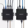 StarTech.com HDMI KVM paplašinātājs caur IP tīklu, 4K 60Hz, bez draiveriem, HDMI un USB caur Ethernet/CAT6, AVoIP, raidītāja un uztvērēja komplekts, ietver montāžas komplektus