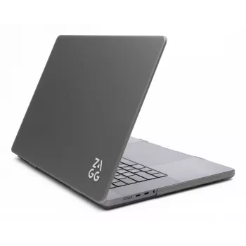 Zagg cietais apvalks MacBook Pro 13 M2/M1 (20) — dūmu apdare, aizsargapvalks
