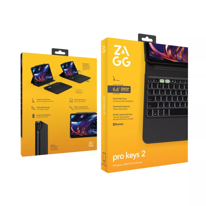 ZAGG Pro Keys 2 QWERTZ vācu Bluetooth melna