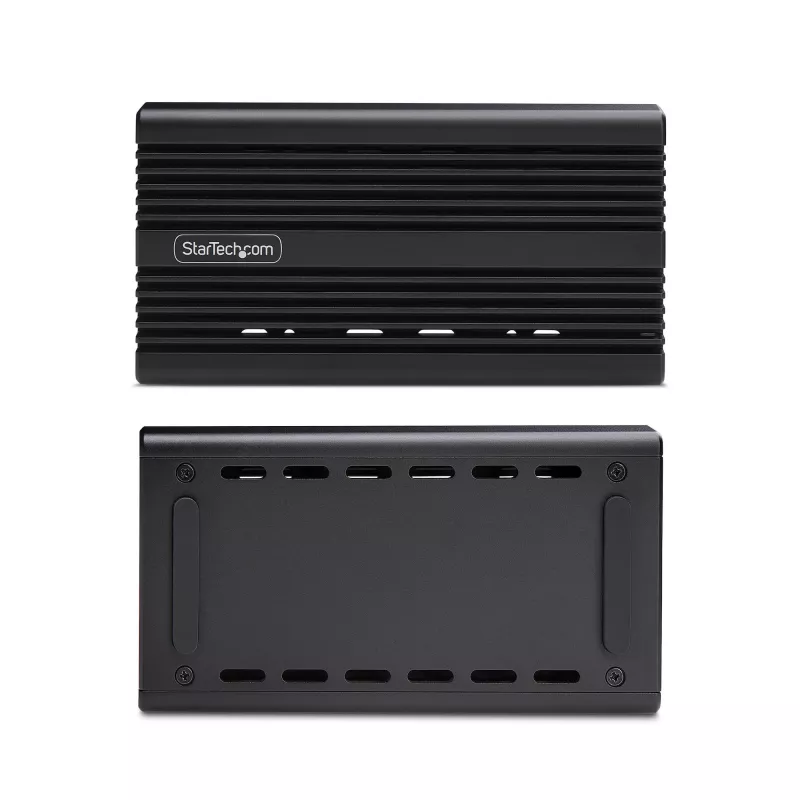 StarTech.com USB4 M.2 NVMe korpuss, 40Gbps, ārējais USB-C/Thunderbolt NVMe SSD korpuss, alumīnija radiatora korpuss, B+M/M-Key