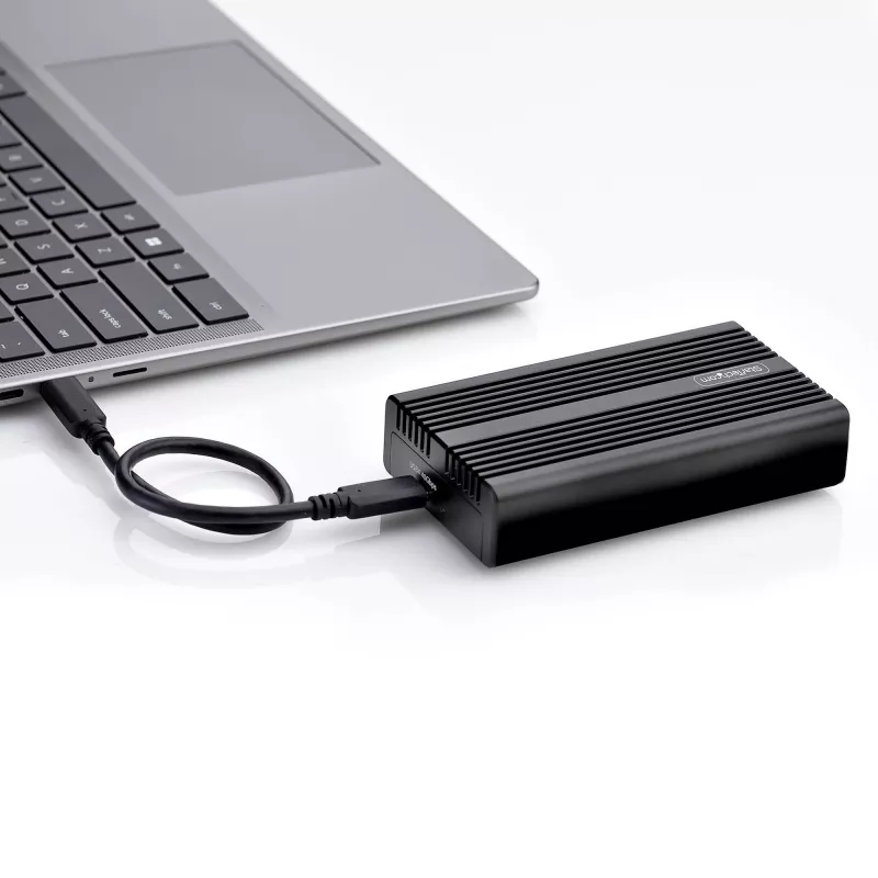 StarTech.com USB4 M.2 NVMe korpuss, 40Gbps, ārējais USB-C/Thunderbolt NVMe SSD korpuss, alumīnija radiatora korpuss, B+M/M-Key