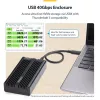 StarTech.com USB4 M.2 NVMe korpuss, 40Gbps, ārējais USB-C/Thunderbolt NVMe SSD korpuss, alumīnija radiatora korpuss, B+M/M-Key