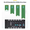 StarTech.com USB4 M.2 NVMe korpuss, 40Gbps, ārējais USB-C/Thunderbolt NVMe SSD korpuss, alumīnija radiatora korpuss, B+M/M-Key