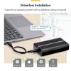 StarTech.com USB4 M.2 NVMe korpuss, 40Gbps, ārējais USB-C/Thunderbolt NVMe SSD korpuss, alumīnija radiatora korpuss, B+M/M-Key
