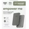 Ārējais akumulators PanzerGlass empower by empower Bank 5000mAh Titanium