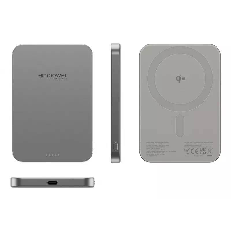 Ārējais akumulators PanzerGlass empower by empower Bank 5000mAh Titanium