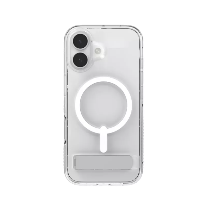 ZAGG Crystal Palace Snap Kickstand Case vāciņš Apple iPhone 17, caurspīdīgs