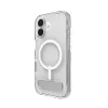 ZAGG Crystal Palace Snap Kickstand Case vāciņš Apple iPhone 17, caurspīdīgs