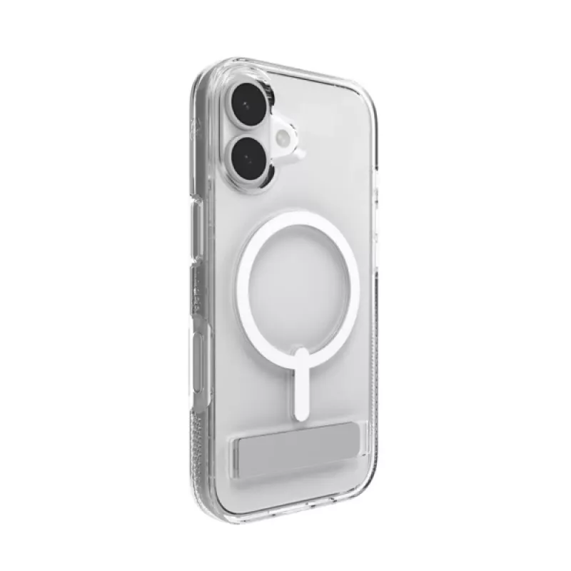 ZAGG Crystal Palace Snap Kickstand Case vāciņš Apple iPhone 17, caurspīdīgs