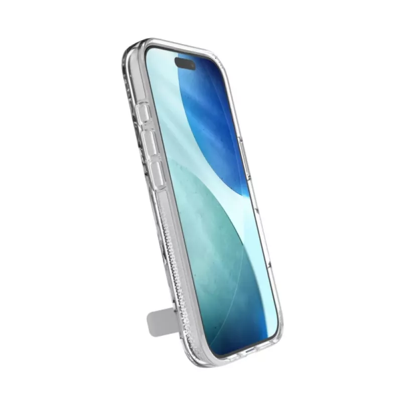 ZAGG Crystal Palace Snap Kickstand Case vāciņš Apple iPhone 17, caurspīdīgs