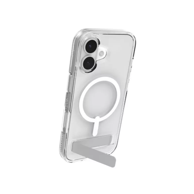 ZAGG Crystal Palace Snap Kickstand Case vāciņš Apple iPhone 17, caurspīdīgs