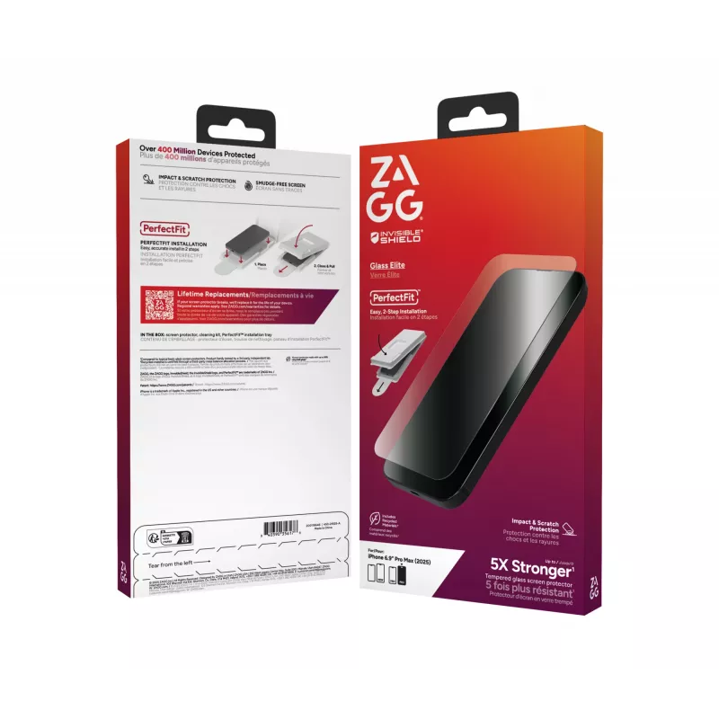 InvisibleShield Glass Elite ekrāna aizsargs Apple iPhone 17 Pro Max