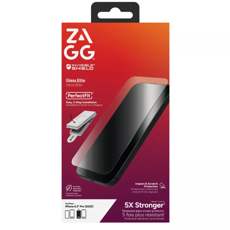 InvisibleShield Glass Elite ekrāna aizsargs Apple iPhone 17 Pro