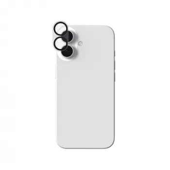 InvisibleShield Glass Elite objektīva aizsardzība Apple iPhone 17/16/16+ melnā krāsā