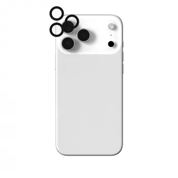 InvisibleShield Glass Elite (CameraRings) Objektīvu aizsardzība Apple iPhone 17 Pro/17 Pro Max 16 Pro/16 Pro Max/15 Pro/15 Pro Max melna