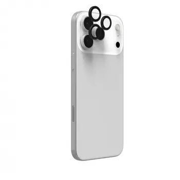InvisibleShield Glass Elite (CameraRings) Objektīvu aizsardzība Apple iPhone 17 Pro/17 Pro Max 16 Pro/16 Pro Max/15 Pro/15 Pro Max melna