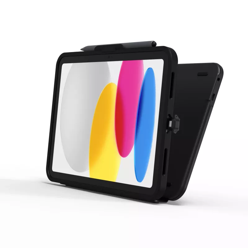 ZAGG Tough Keys-Apple-iPad 10. paaudze/A16-Melns-Vācu(B2B brūnā kaste)