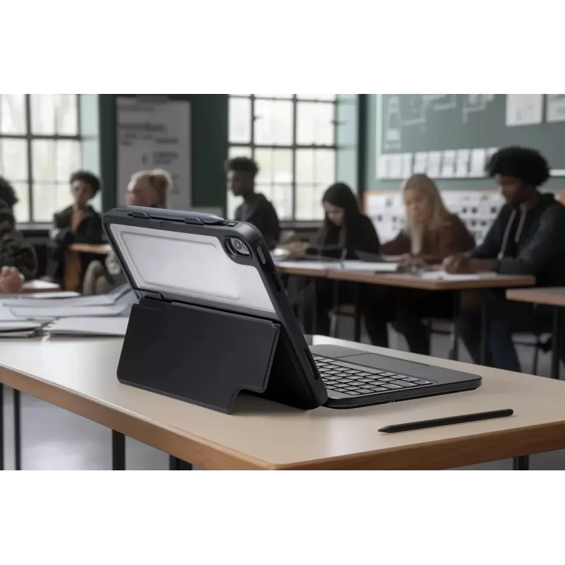 ZAGG Tough Keys-Apple-iPad 10. paaudze/A16-Melns-Vācu(B2B brūnā kaste)