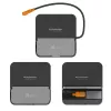Mobilās ierīces dokstacija j5 create JCD624-N USB Type-C priekš iPhone 16/15 & Samsung Galaxy sērijām, 100×250×28,5 mm, 238 g, melna/pelēka