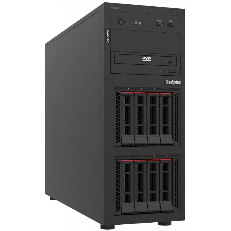 Lenovo ThinkSystem ST250 V3 serveris Tornis Intel® Xeon® 6315P 2.8 GHz 16 GB DDR5-SDRAM 800 W