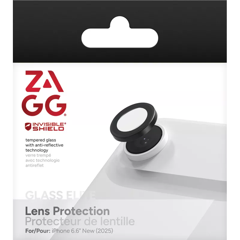 InvisibleShield Glass Elite (CameraRings) Lens Protection For Apple iPhone 17 Air Melns