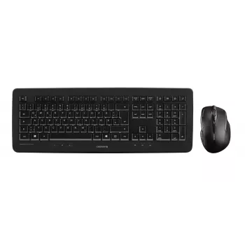CHERRY DW 5100 tastatūra Pele iekļauta Universāls RF Bezvadu US angļu Melna