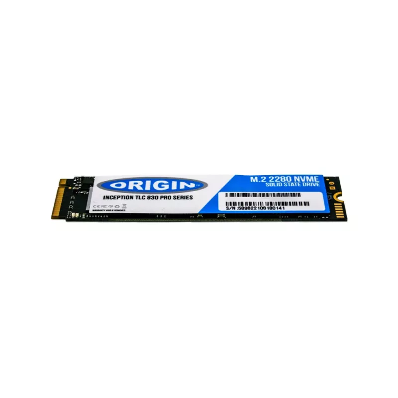 SSD Origin Inception 1TB NVMe M.2 3D TLC (80mm) — 2100MB/s lasīšana, 1900MB/s rakstīšana