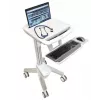Multivides ratiņi Ergotron StyleView EMR Laptop Cart SV40 Alumīnija Pelēks Balts