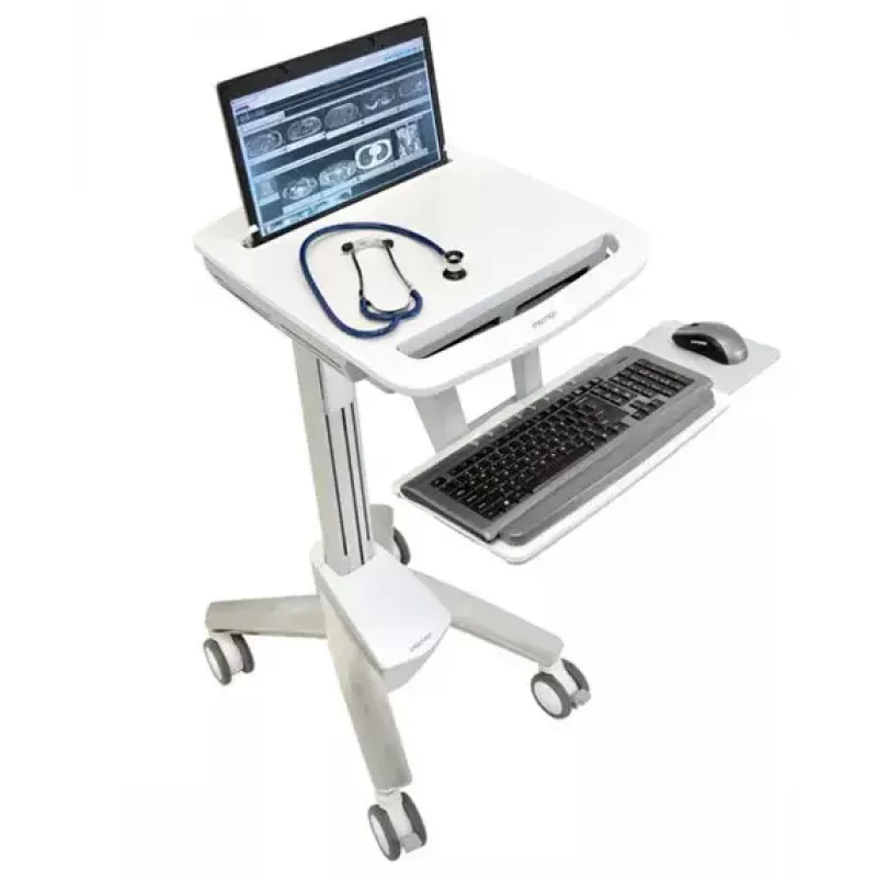 Multivides ratiņi Ergotron StyleView EMR Laptop Cart SV40 Alumīnija Pelēks Balts
