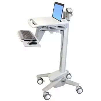 Multivides ratiņi Ergotron StyleView EMR Laptop Cart SV40 Alumīnija Pelēks Balts