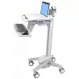 Multivides ratiņi Ergotron StyleView EMR Laptop Cart SV40 Alumīnija Pelēks Balts