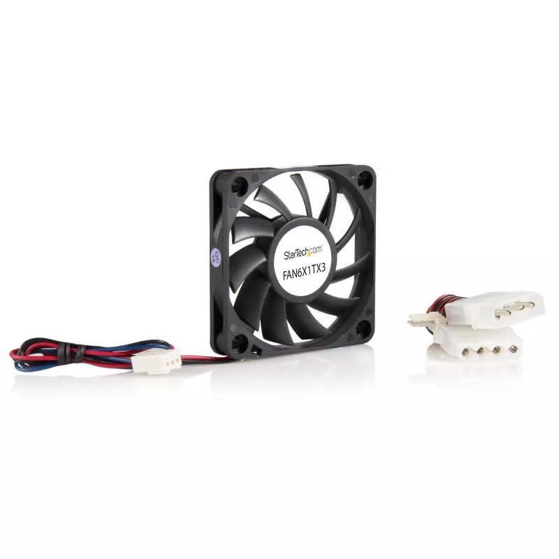 StarTech.com 60x10mm rezerves lodīšu gultņu datora korpusa ventilators ar TX3 savienotāju